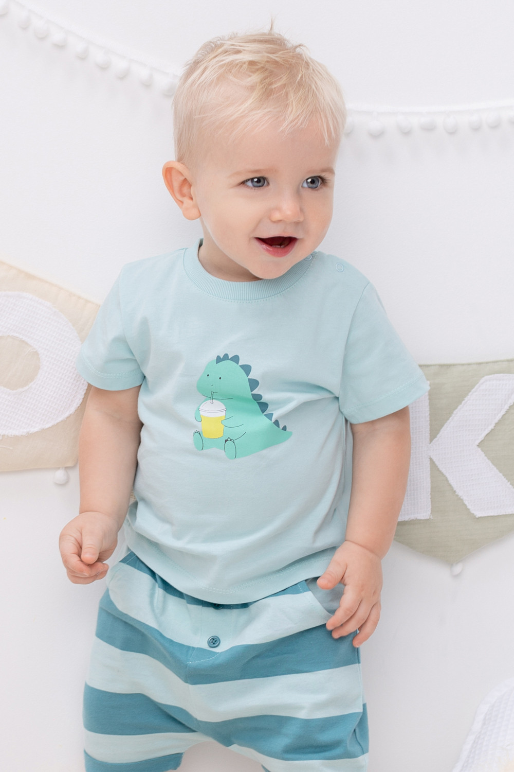 Футболка для мальчика, артикул: КР 302053, цвет: минт