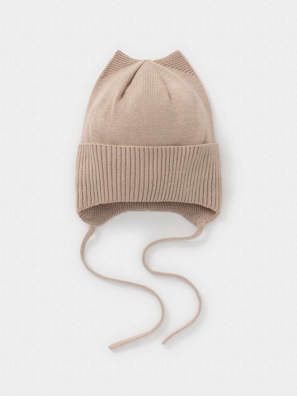 Шапка для девочки, артикул: КВ 20444, цвет: бежевый