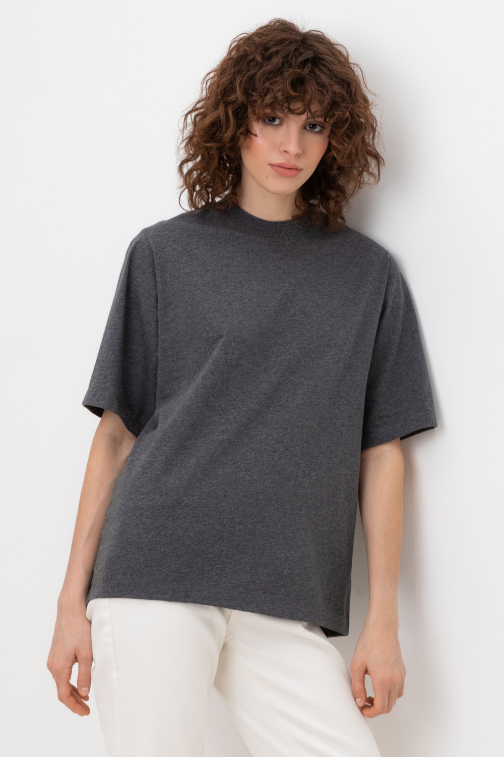 Футболки женские для мам, артикул: ЕВТ 3237/24, цвет: темно-серый