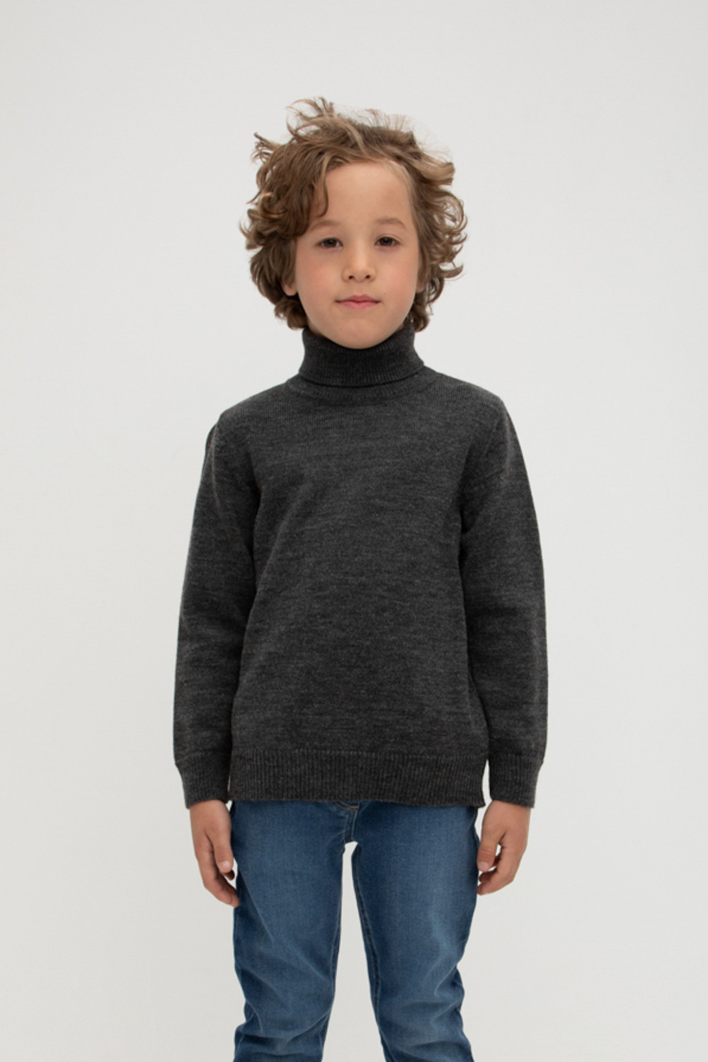 Джемпер для мальчика, артикул: КВ 30148/ш, цвет: серый
