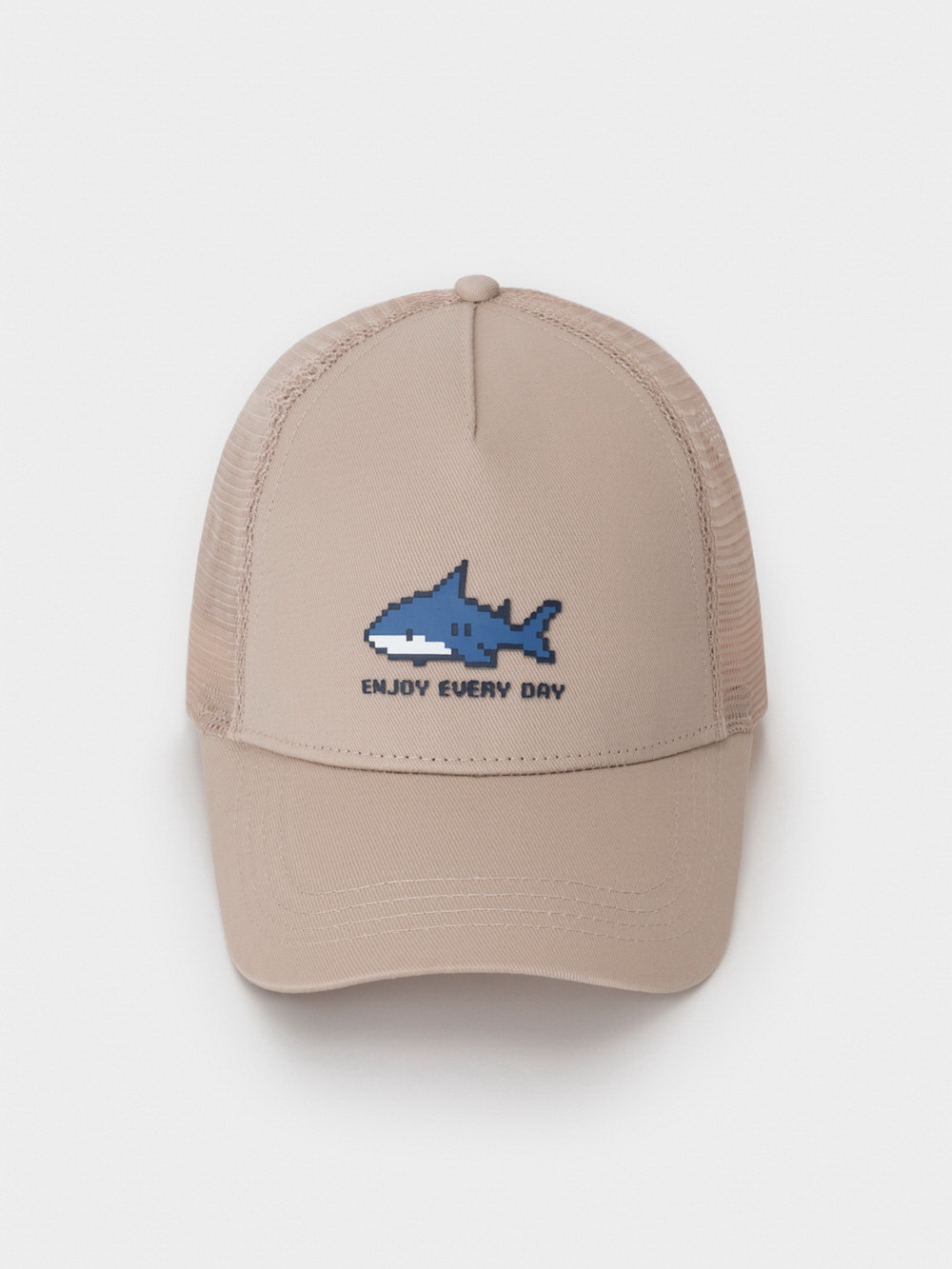 Кепка для мальчика, артикул: ТК 80112, цвет: светло-бежевый