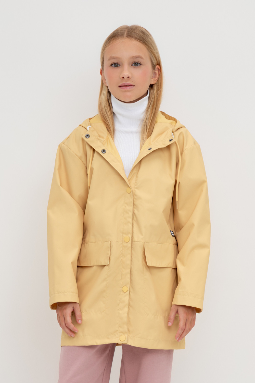 Куртка для девочки, артикул: ВК 32170/2 УЗГ, цвет: желтый