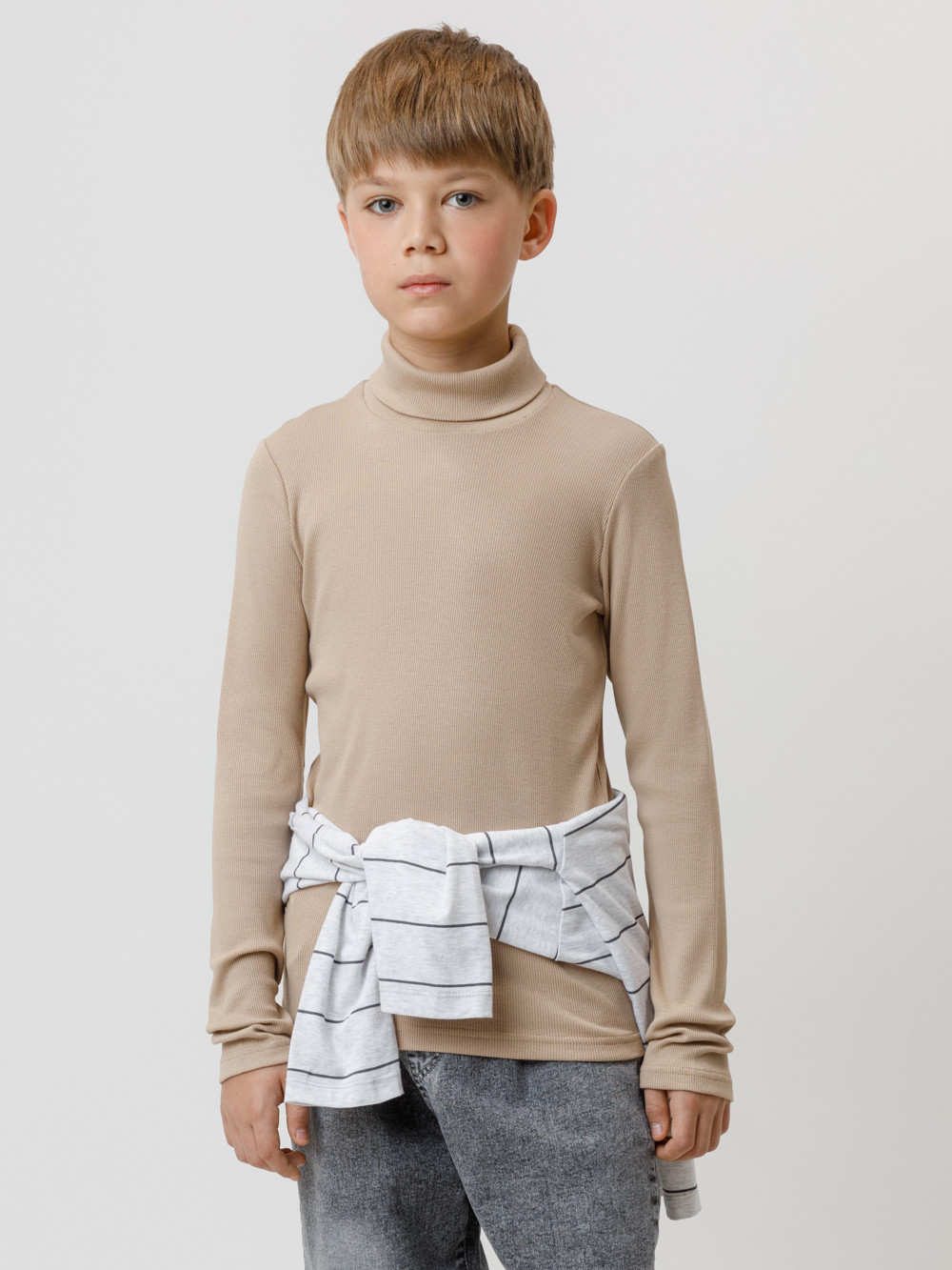 Водолазки для мальчика, артикул: КР 301477, цвет: бежевый