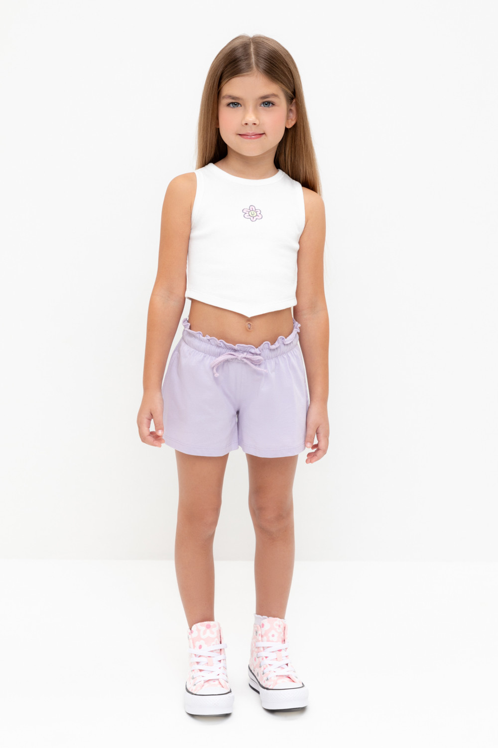 Шорты для девочки, артикул: КР 400688, цвет: фиолетовый