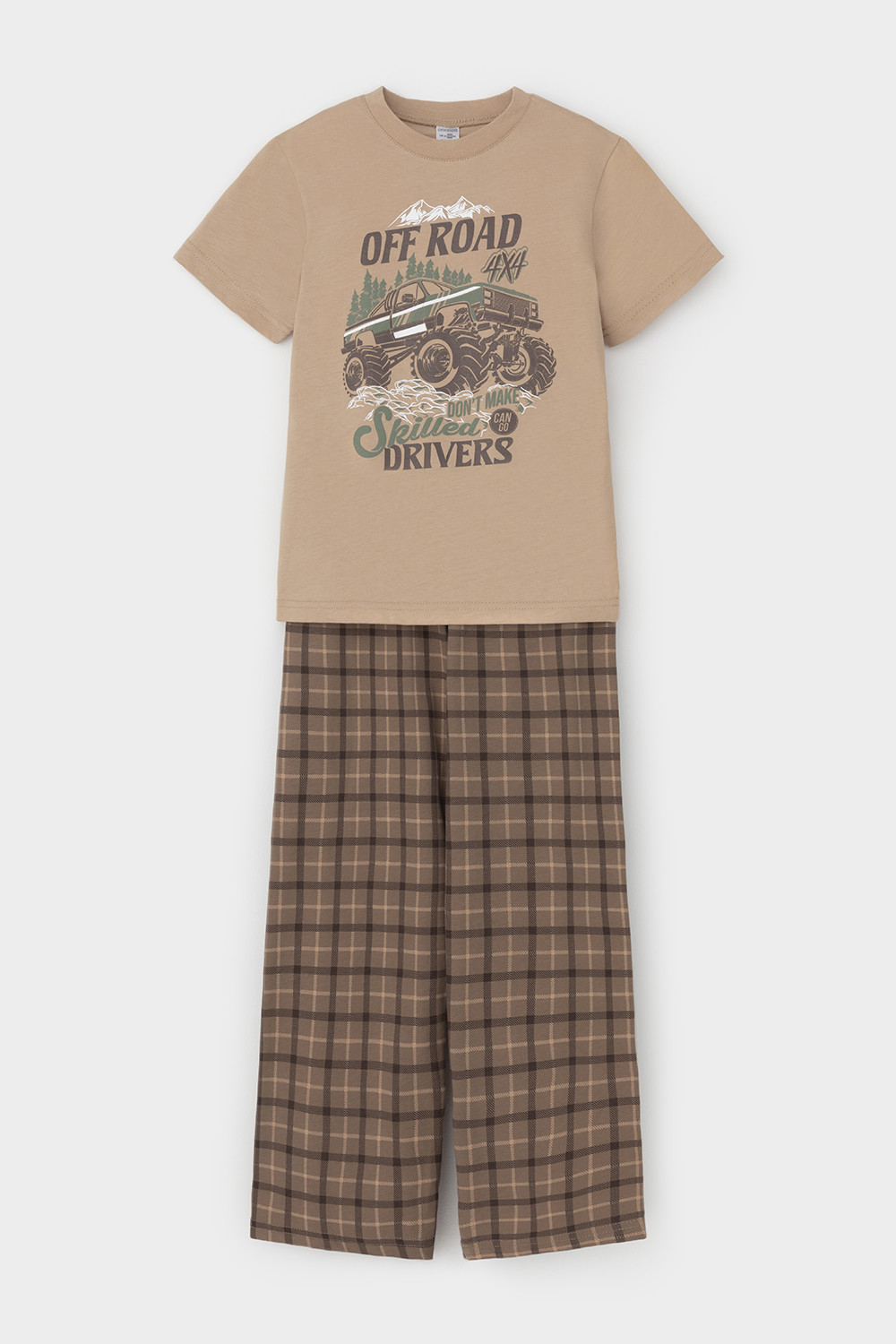 Пижама для мальчика, артикул: К 1599-1, цвет: бежевый