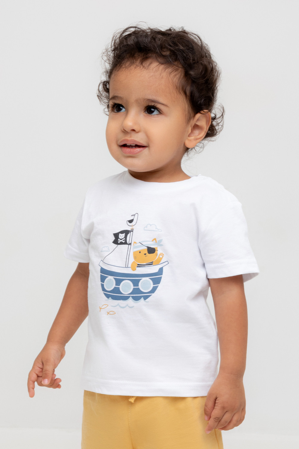 Футболка для мальчика, артикул: КР 302749, цвет: белый