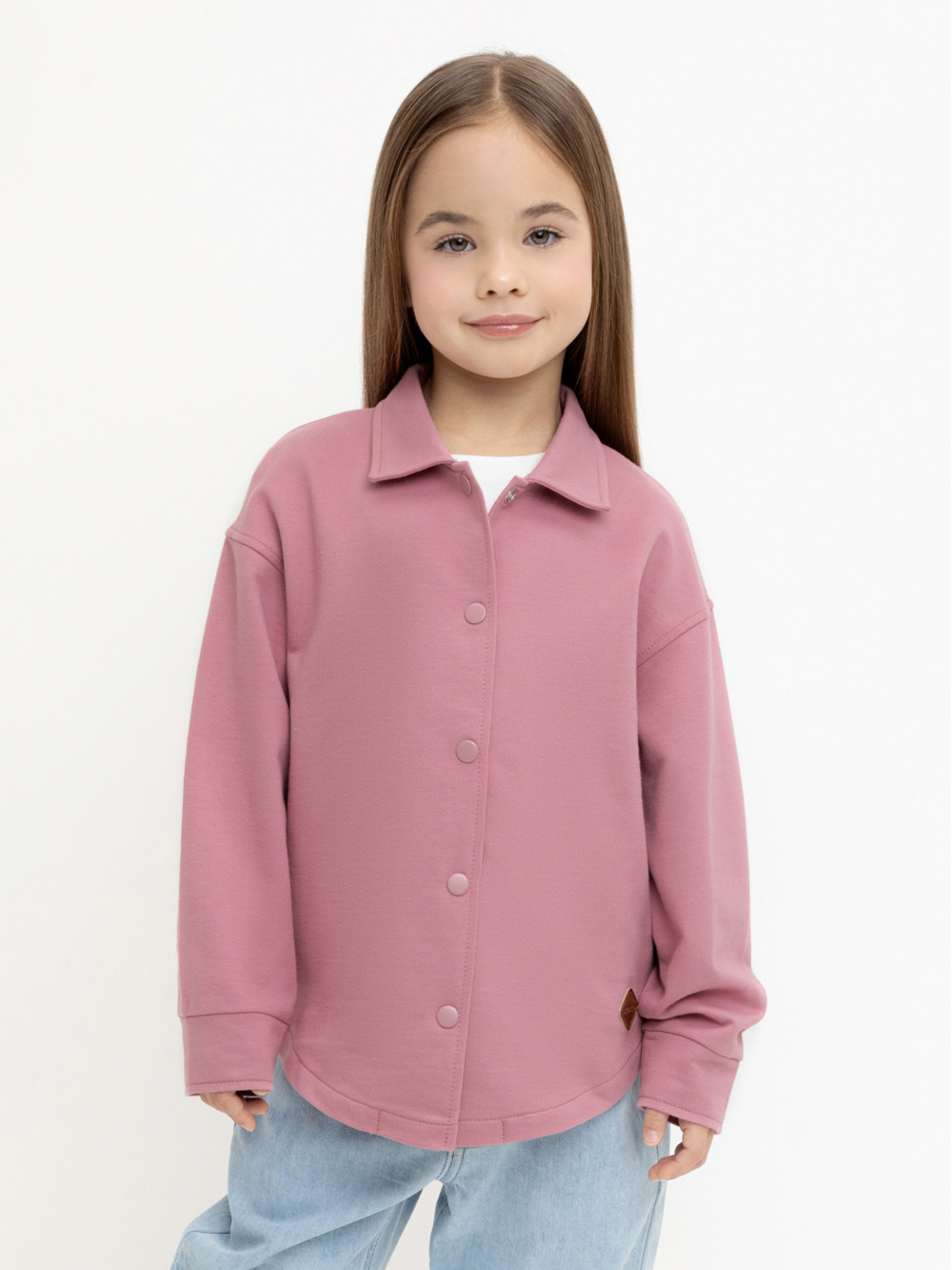 Рубашка для девочки, артикул: КР 302677, цвет: розовый