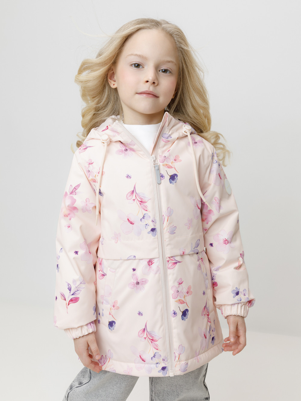 Куртка для девочки, артикул: ВК 32191/н/1 УЗГ, цвет: светло-розовый
