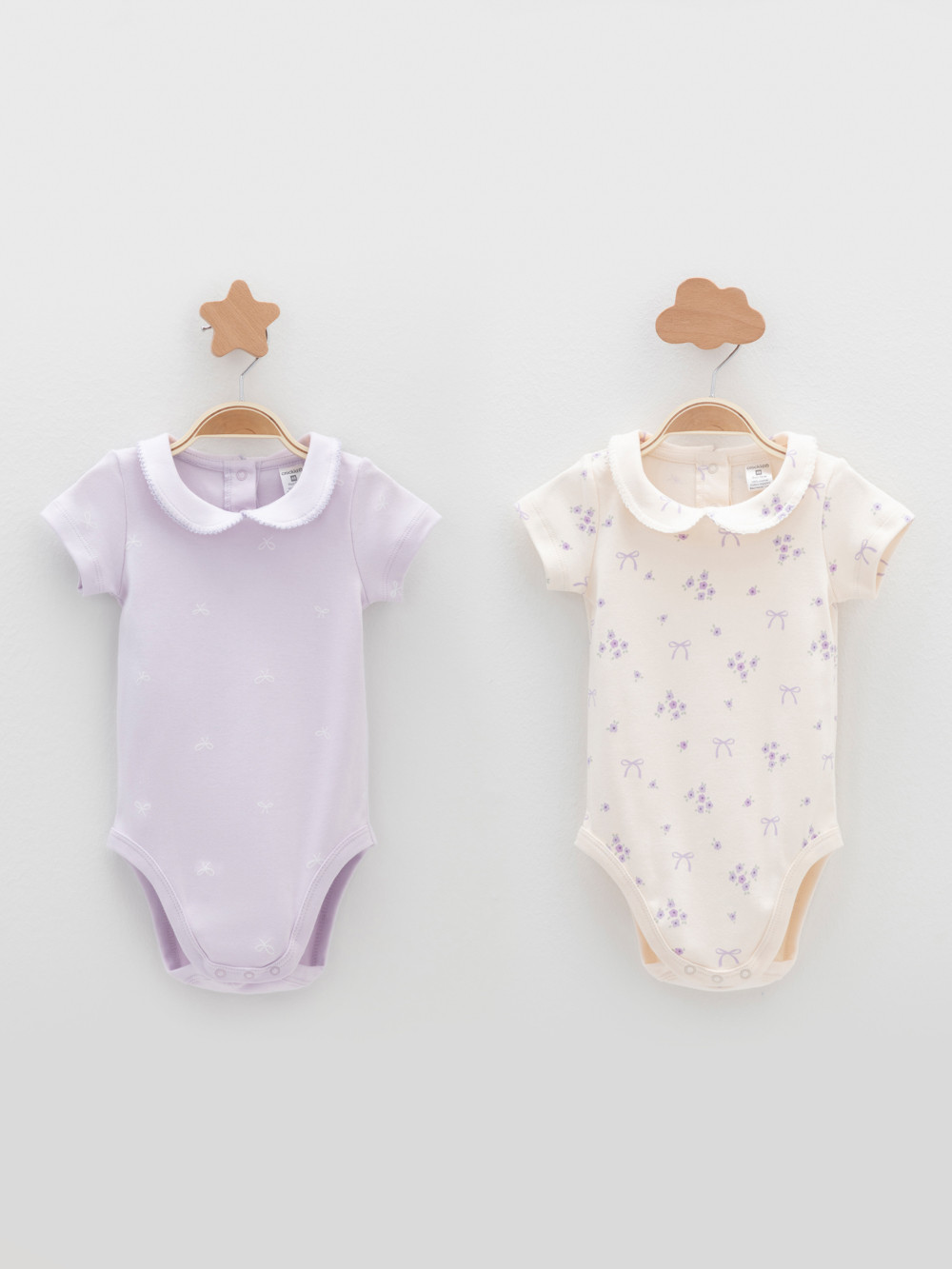 Боди для новорожденных, артикул: К 6540-2уп, цвет: фиолетовый