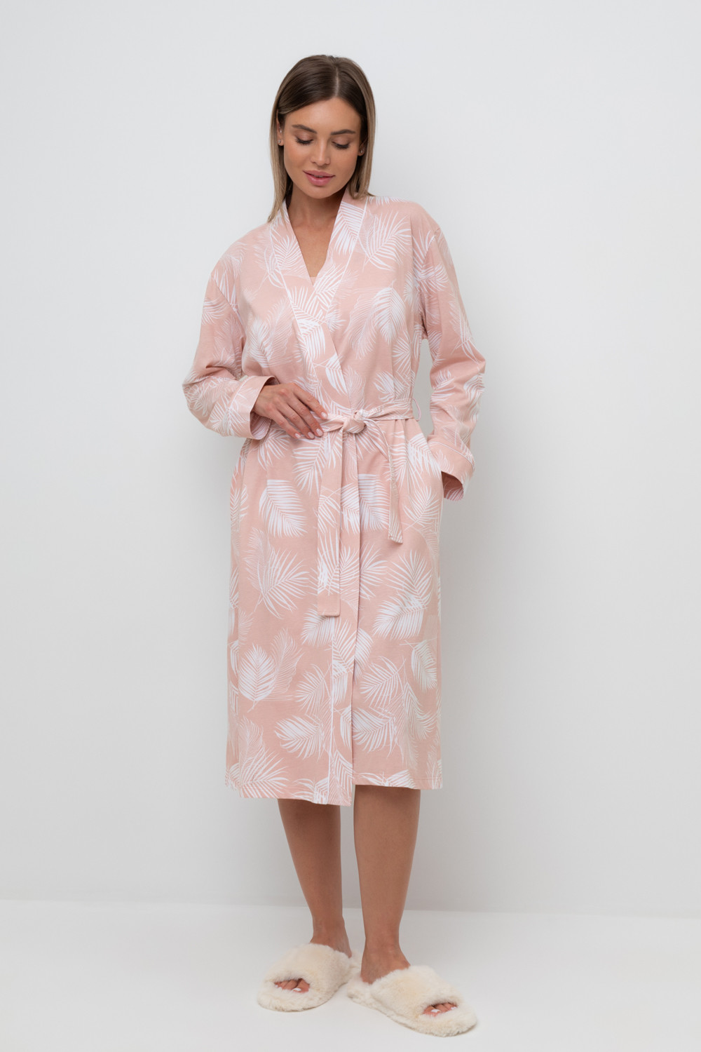 Халаты женские для мам, артикул: Е 50005/24, цвет: розовый