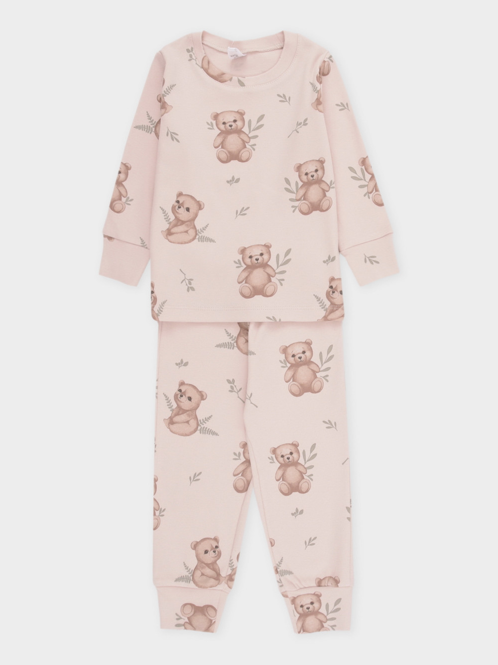 Пижама для девочки, артикул: К 1552, цвет: бежевый