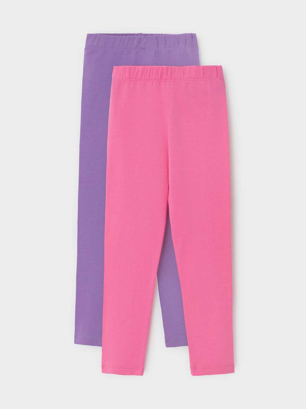 Лосины для девочки, артикул: МП 4074-2уп, цвет: ярко-розовый