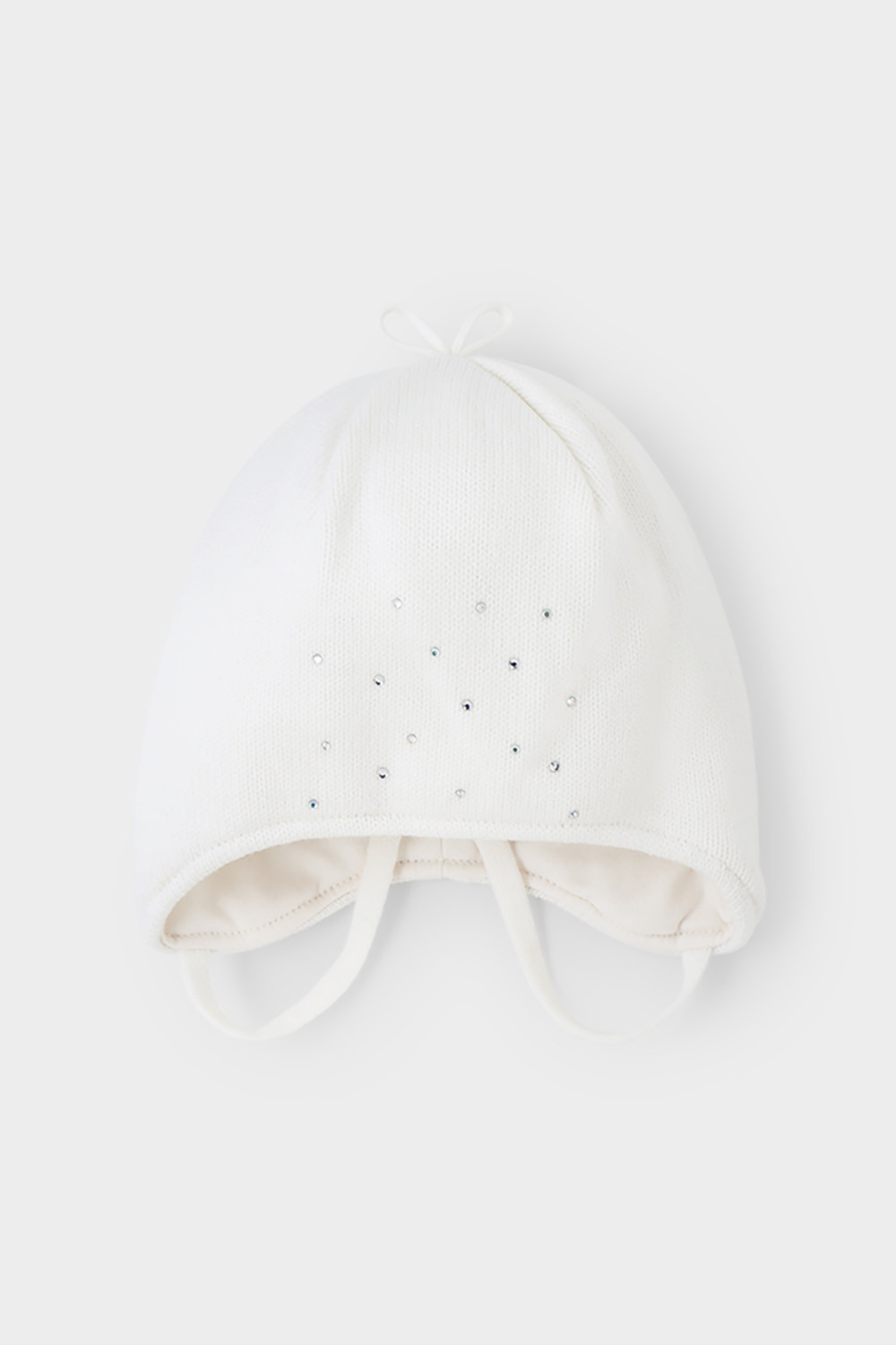 Шапка для девочки, артикул: КВ 20316/ш, цвет: белый