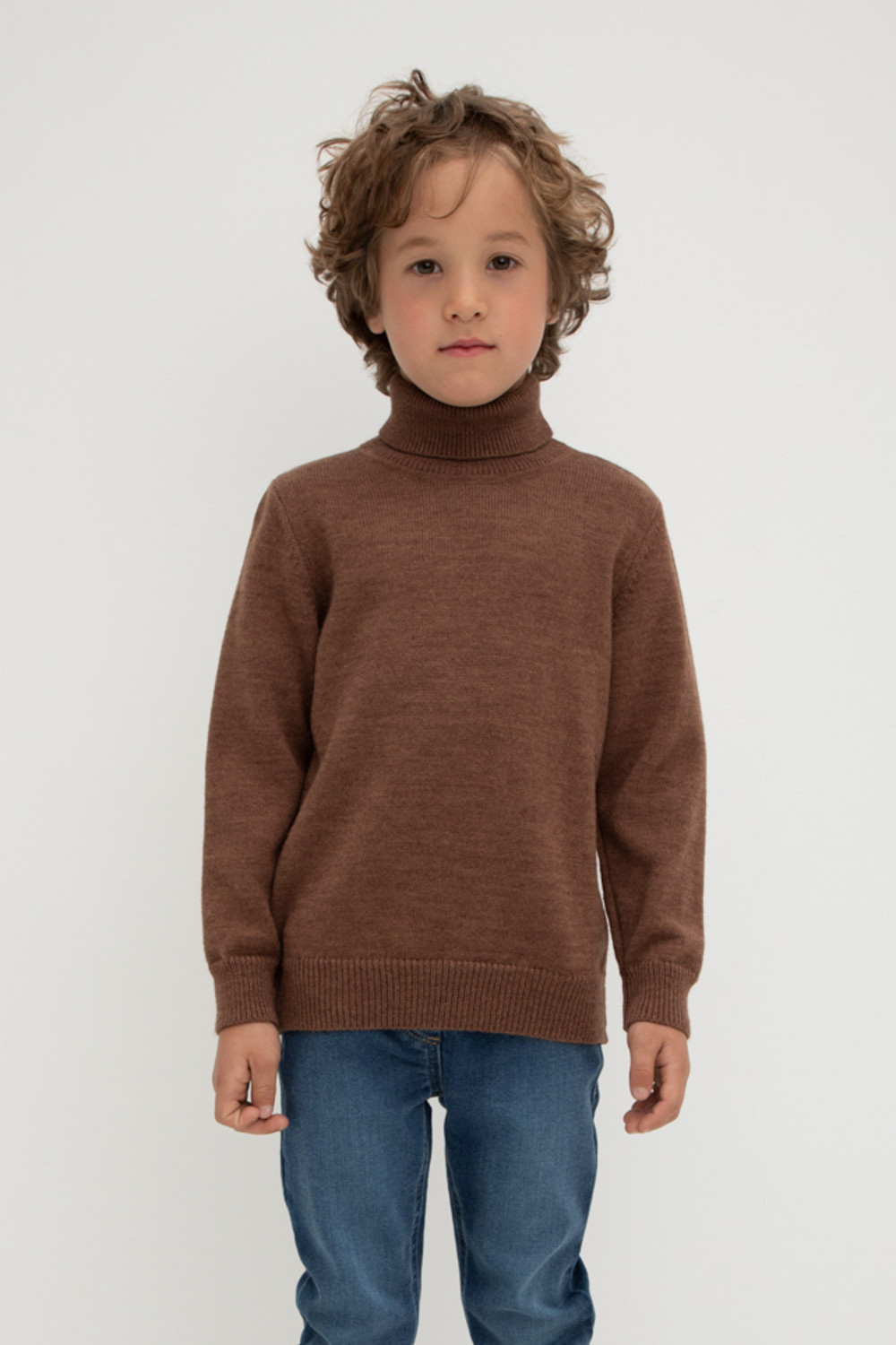 Джемпер для мальчика, артикул: КВ 30148/ш, цвет: бежевый