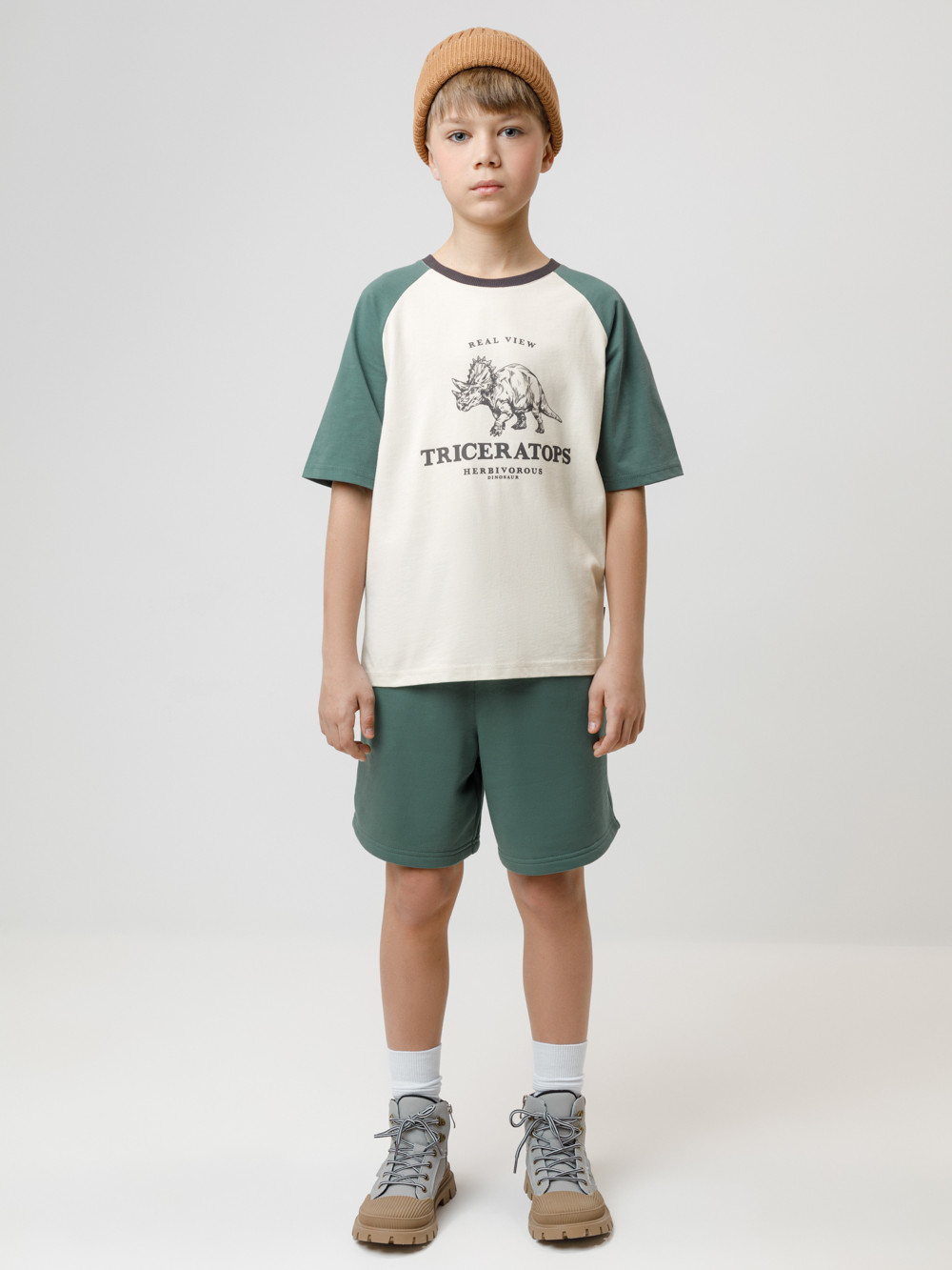 Шорты для мальчика, артикул: КР 400862, цвет: зеленый