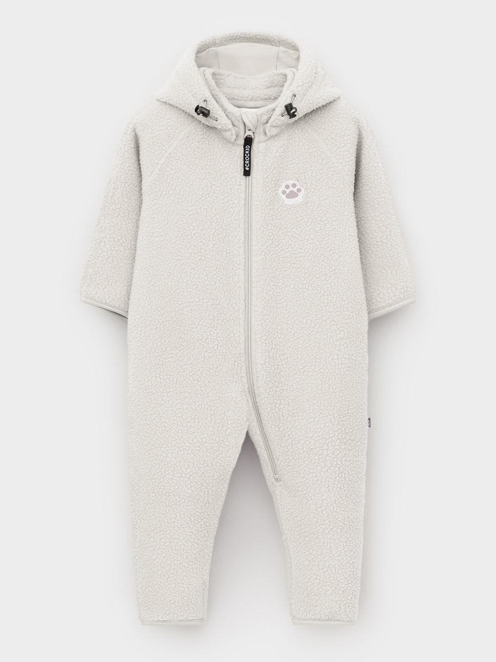 Комбинезон для девочки, артикул: ФЛ 60011/3 ГР, цвет: бежевый