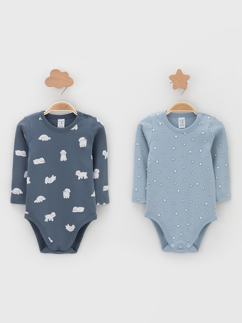 Боди для новорожденных, артикул: К 6087-2уп, цвет: синий