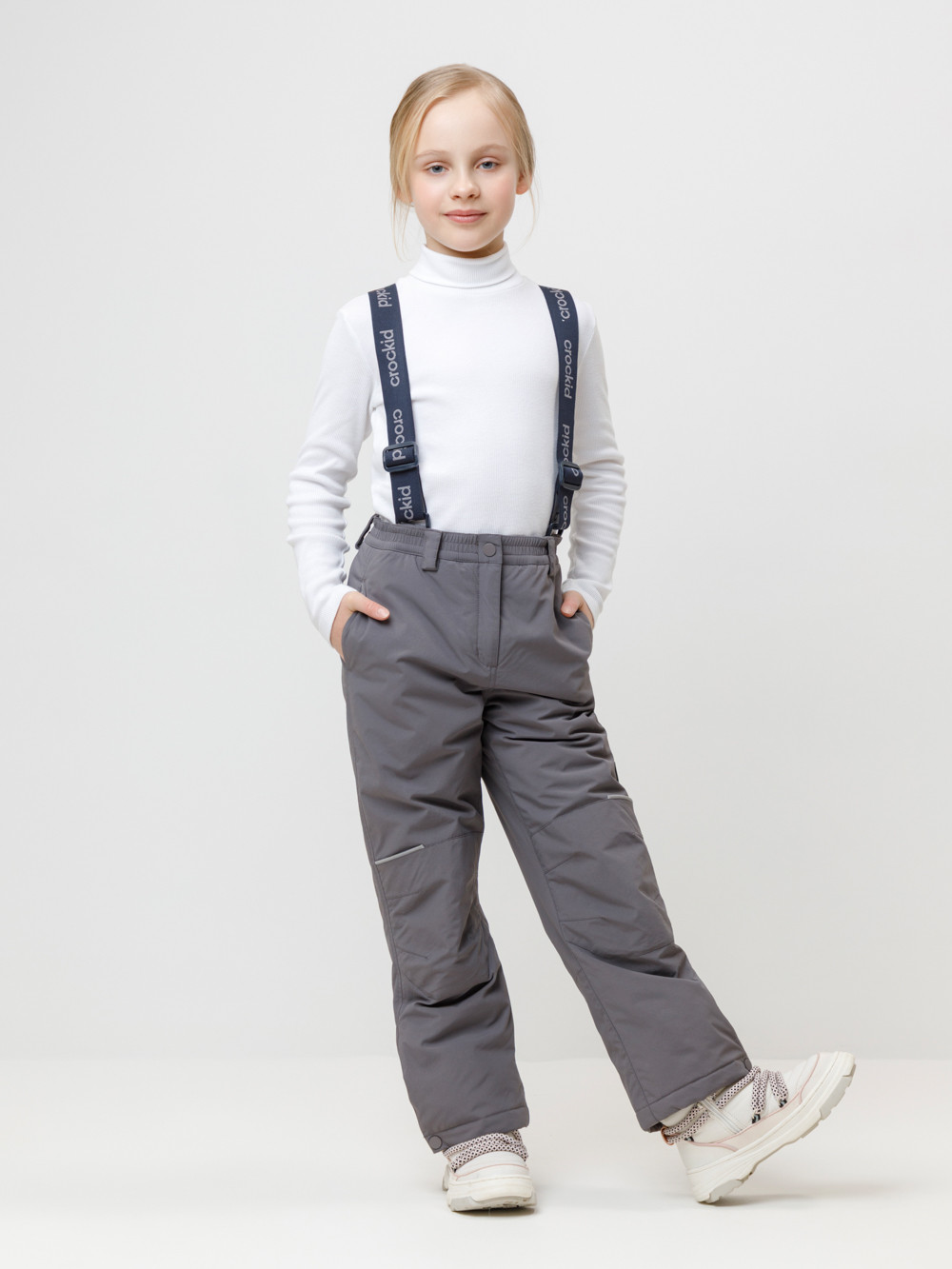 Брюки утепленные, артикул: ВК 40006/25/2 ГР, цвет: темно-серый