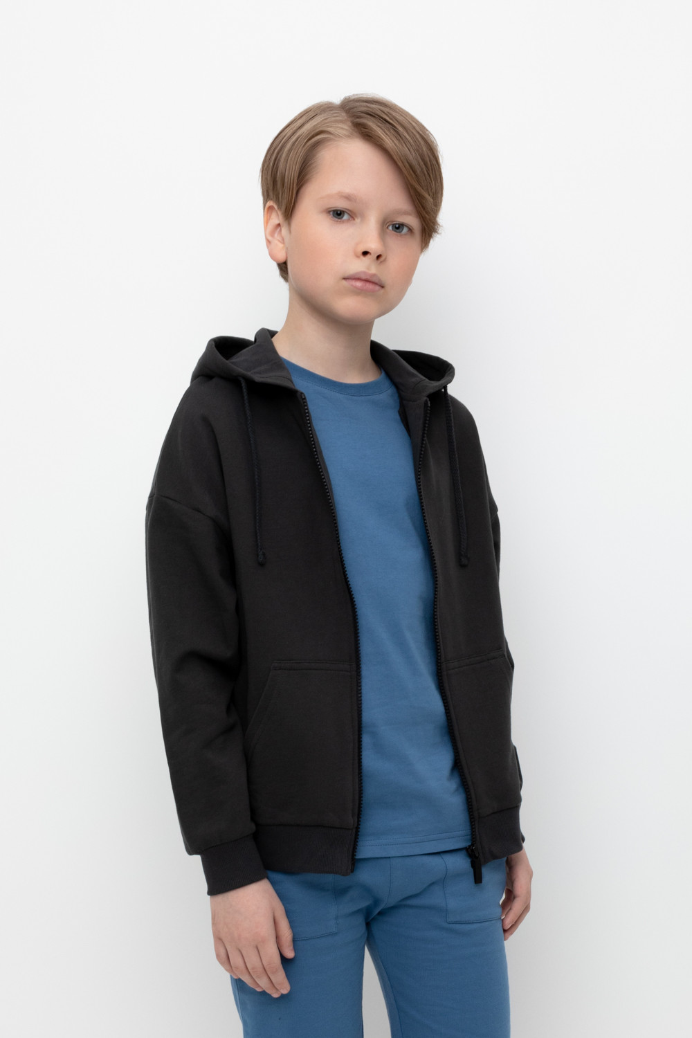 Жакет для мальчика, артикул: К 301992-1, цвет: черный