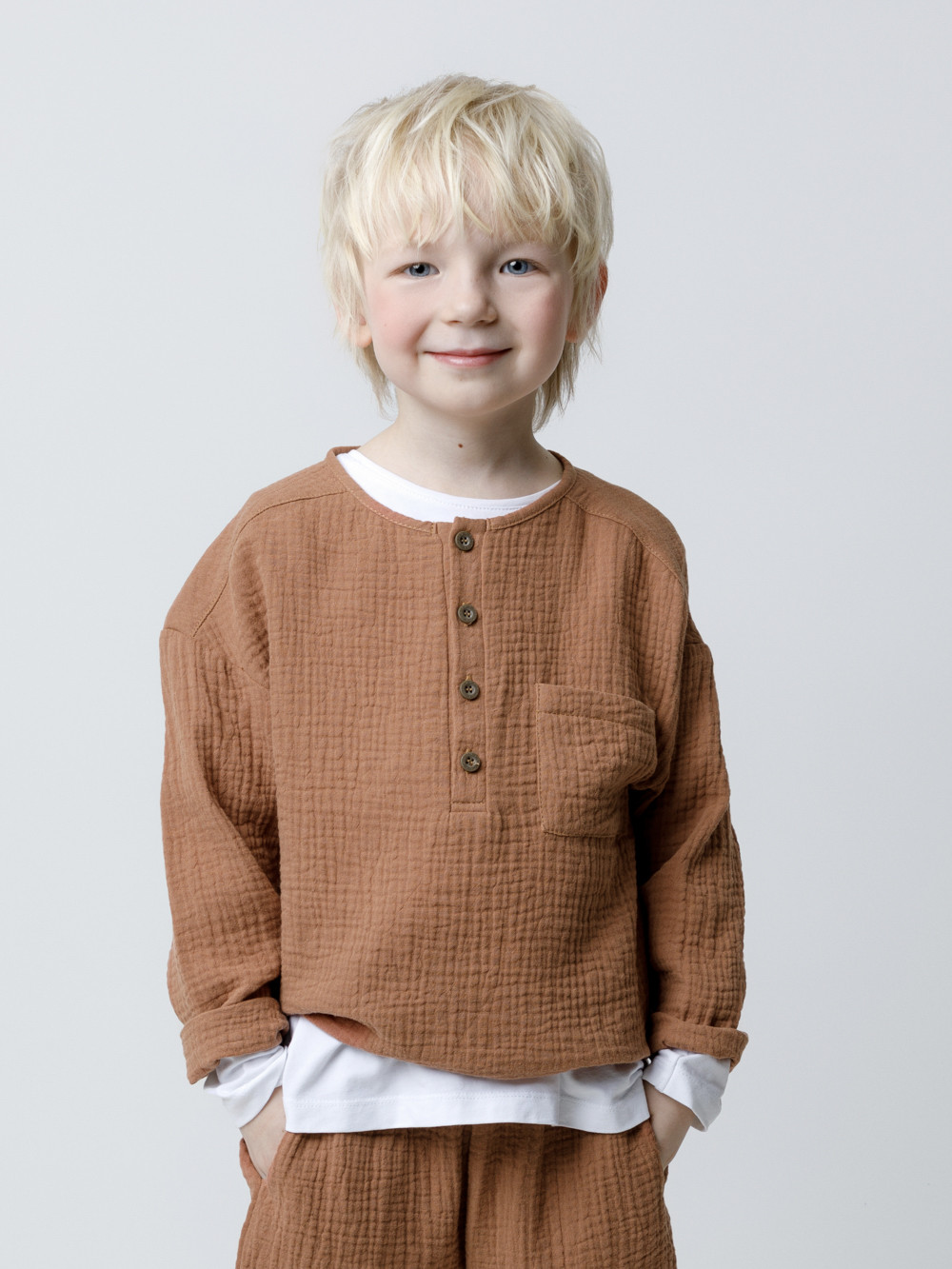 Рубашки, артикул: ТК 33012, цвет: коричневый