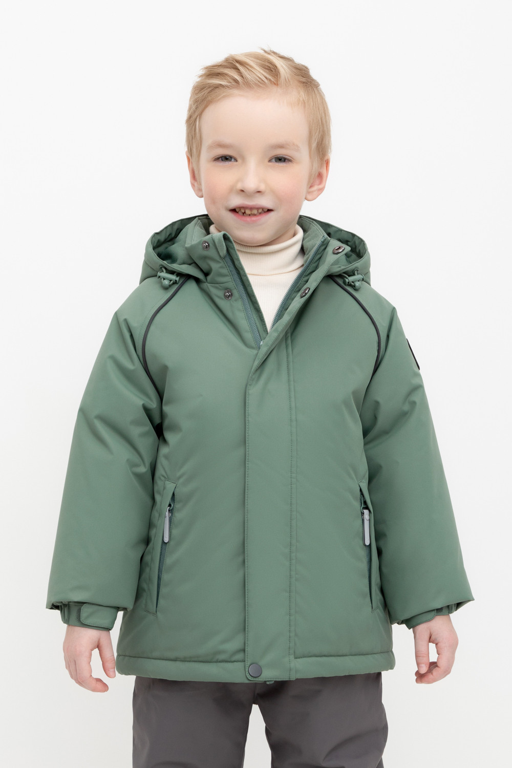 Куртки для мальчика, артикул: ВК 36085/3 ГР, цвет: зеленый