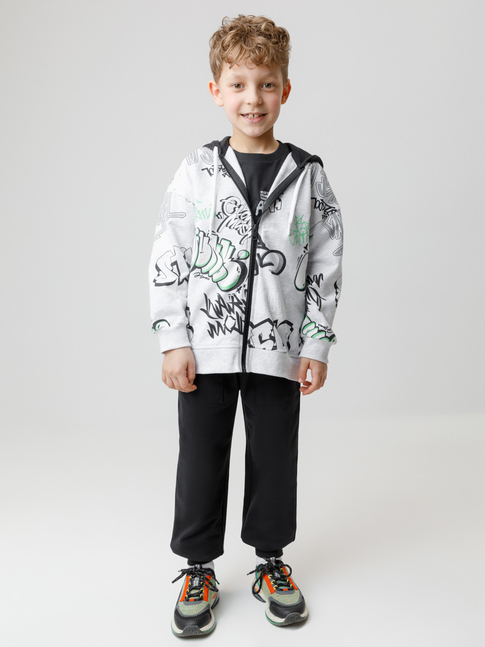 Брюки для мальчика, артикул: КР 400661, цвет: черный