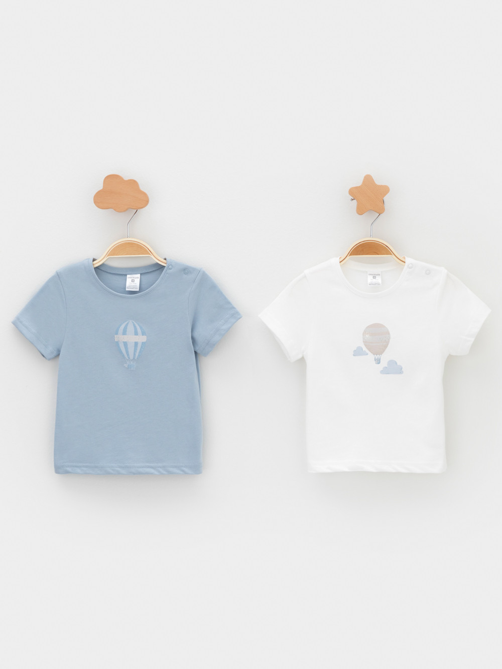 Футболка для новорожденных, артикул: К 302760-2уп, цвет: синий