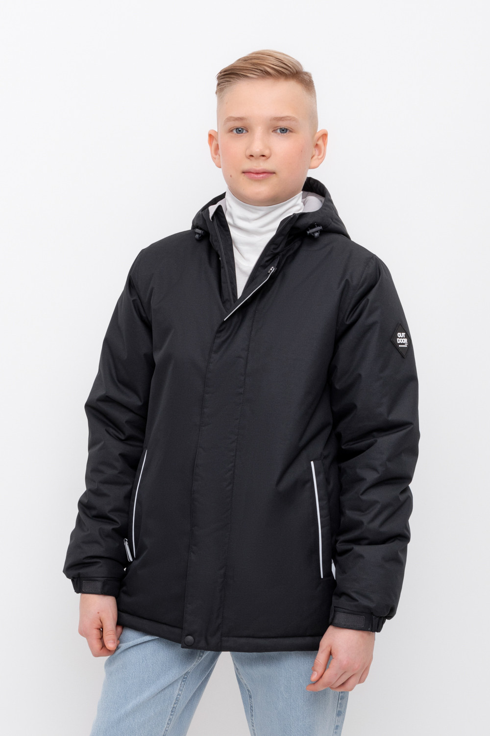 Куртки для мальчика, артикул: ВК 36101/2 ГР, цвет: темно-серый