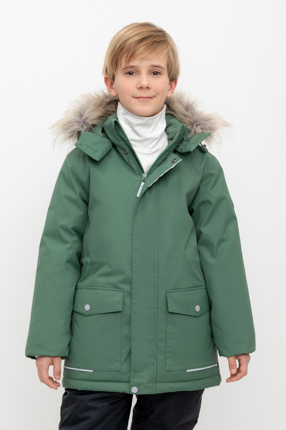 Куртки для мальчика, артикул: ВК 36103/1 ГР ( 98-122), цвет: зеленый