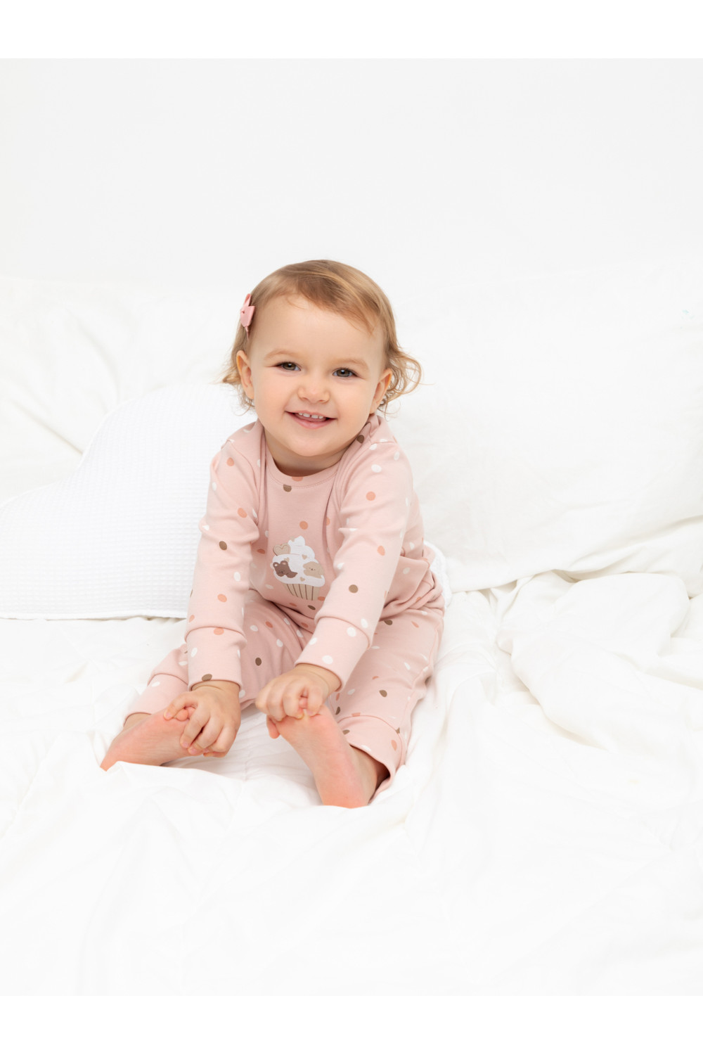 Пижама для девочки, артикул: К 1621, цвет: розовый