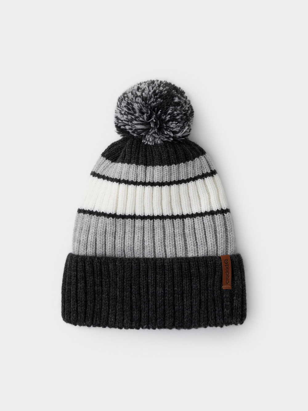 Шапка для мальчика, артикул: КВ 20409/ш, цвет: серый