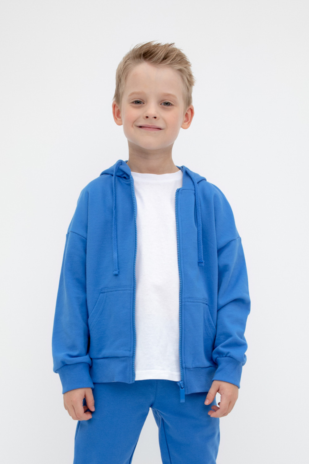 Жакет для мальчика, артикул: К 301992-1, цвет: голубой