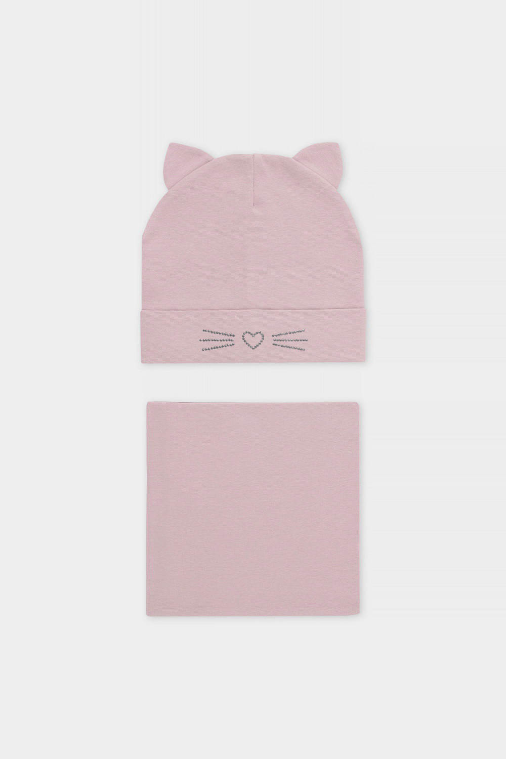 Шапка для девочки, артикул: К 8167, цвет: розовый