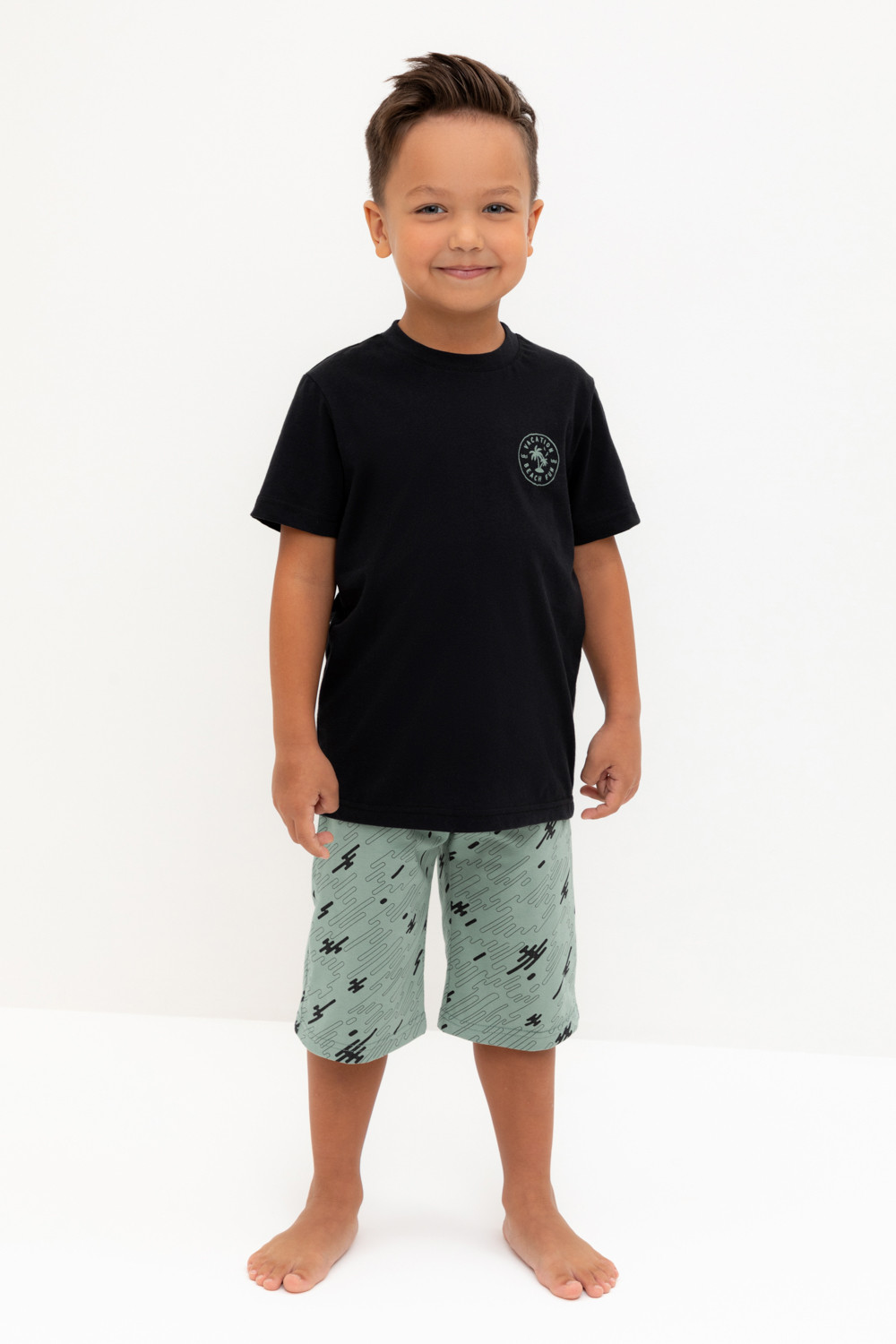 Пижама для мальчика, артикул: К 1528, цвет: черный3