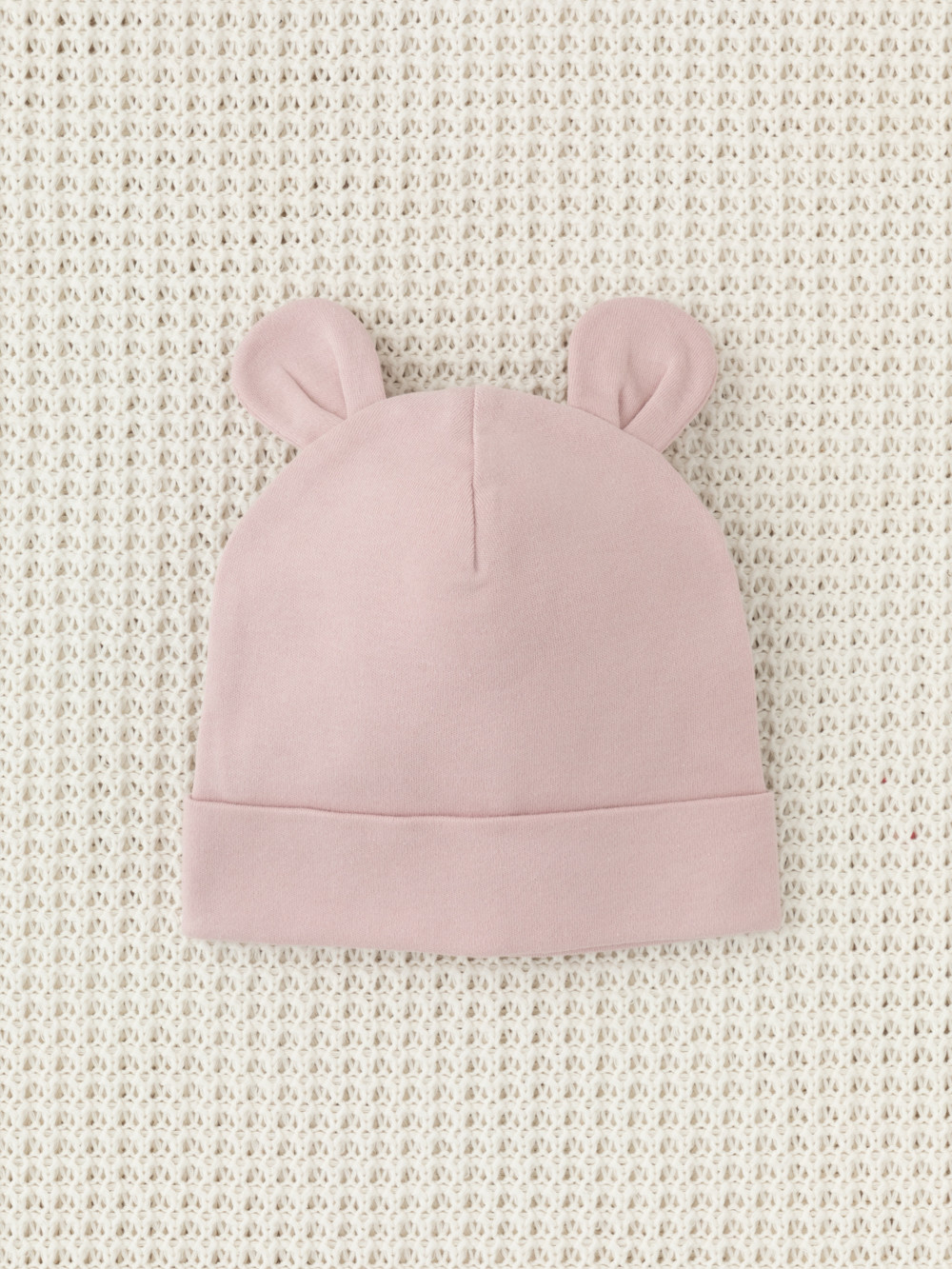 Шапочка ясельная для новорожденных, артикул: К 8093, цвет: розовый