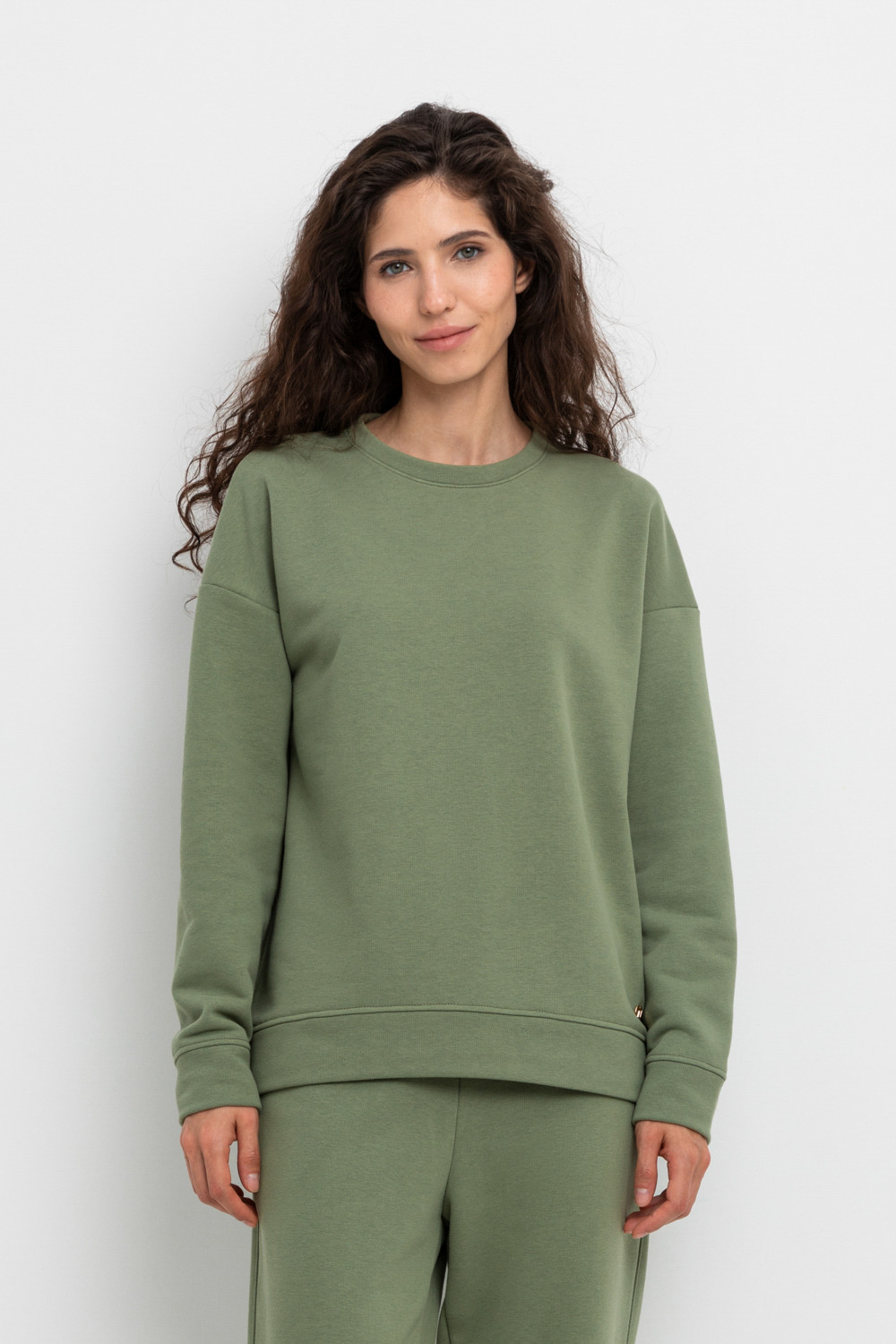 Джемперы женские для мам, артикул: ЕВТ 3221, цвет: хаки