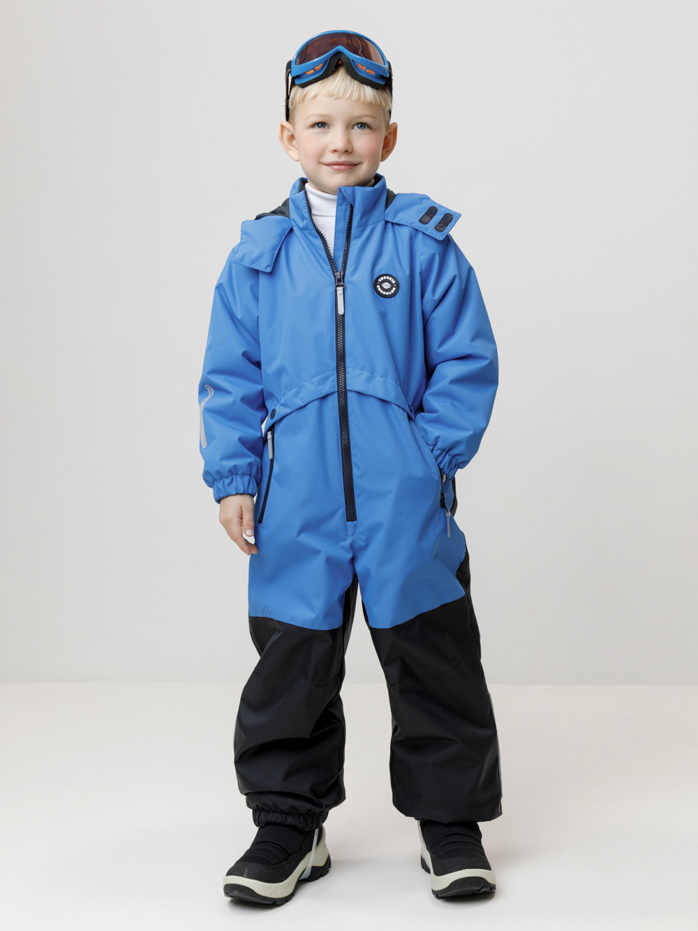 Комбинезоны утепленные для мальчика, артикул: ВК 60126/2 УЗГ, цвет: голубой