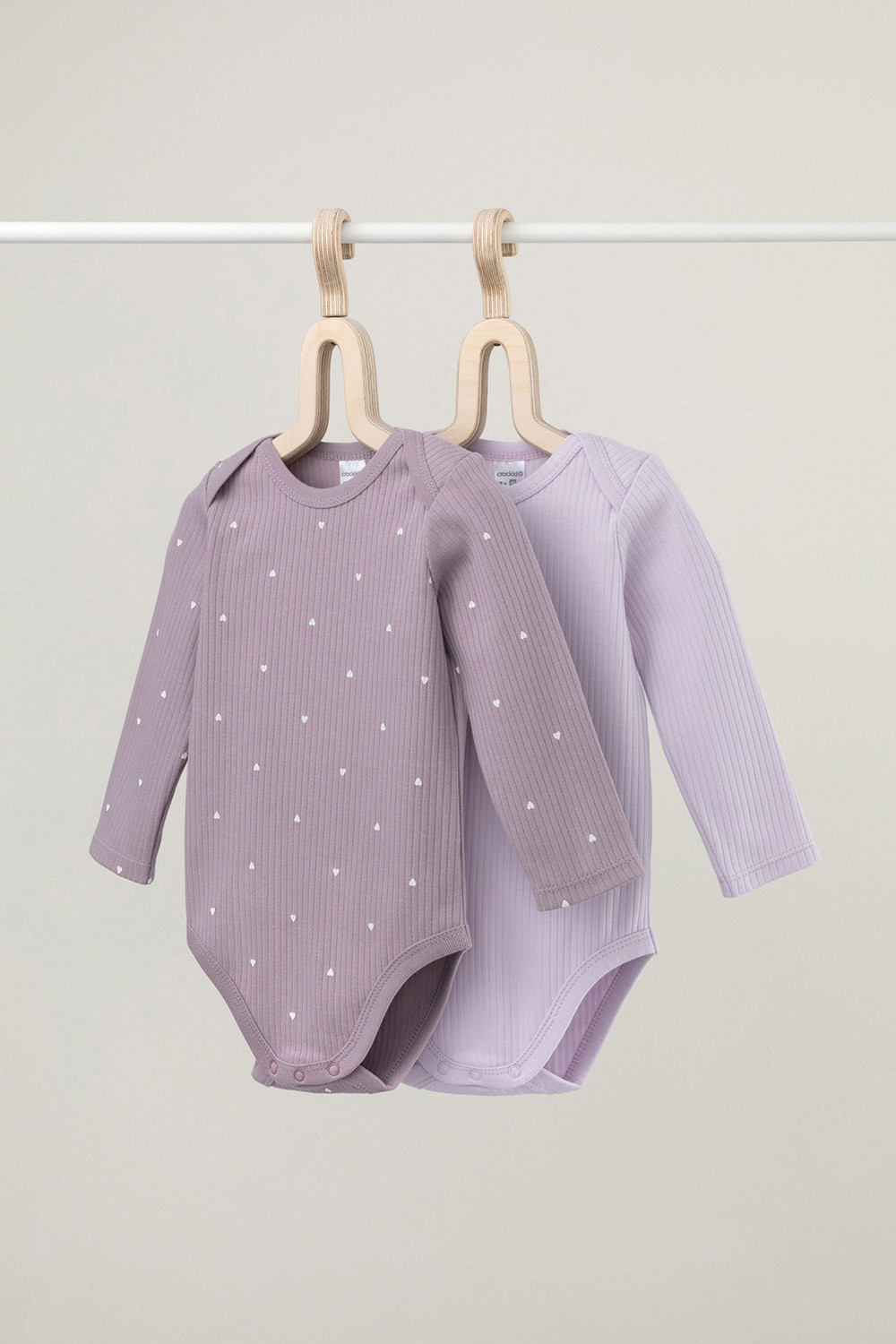 Боди для новорожденных, артикул: К 6526-2уп, цвет: фиолетовый