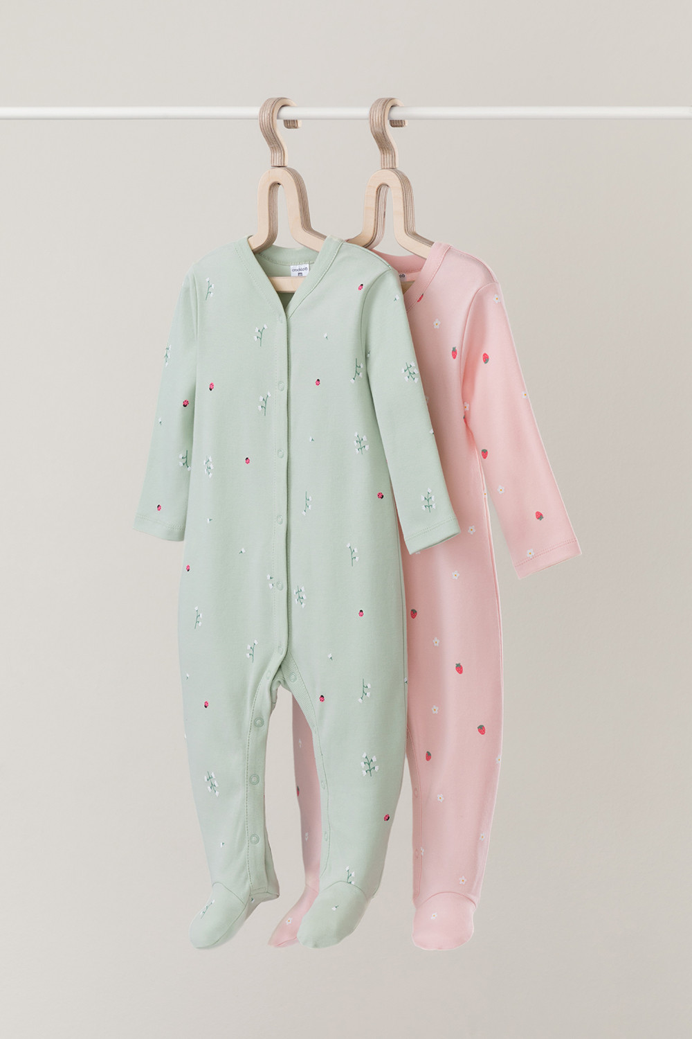 Комбинезон для новорожденных, артикул: К 6025-2уп, цвет: зеленый