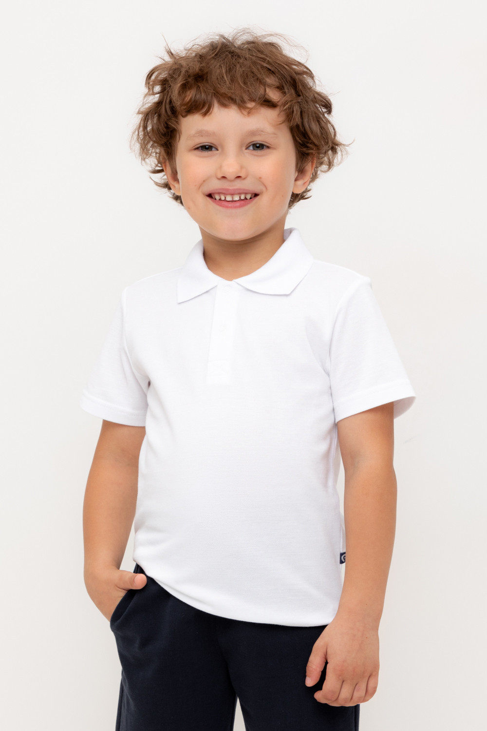 Футболка для мальчика, артикул: КР 302630, цвет: белый