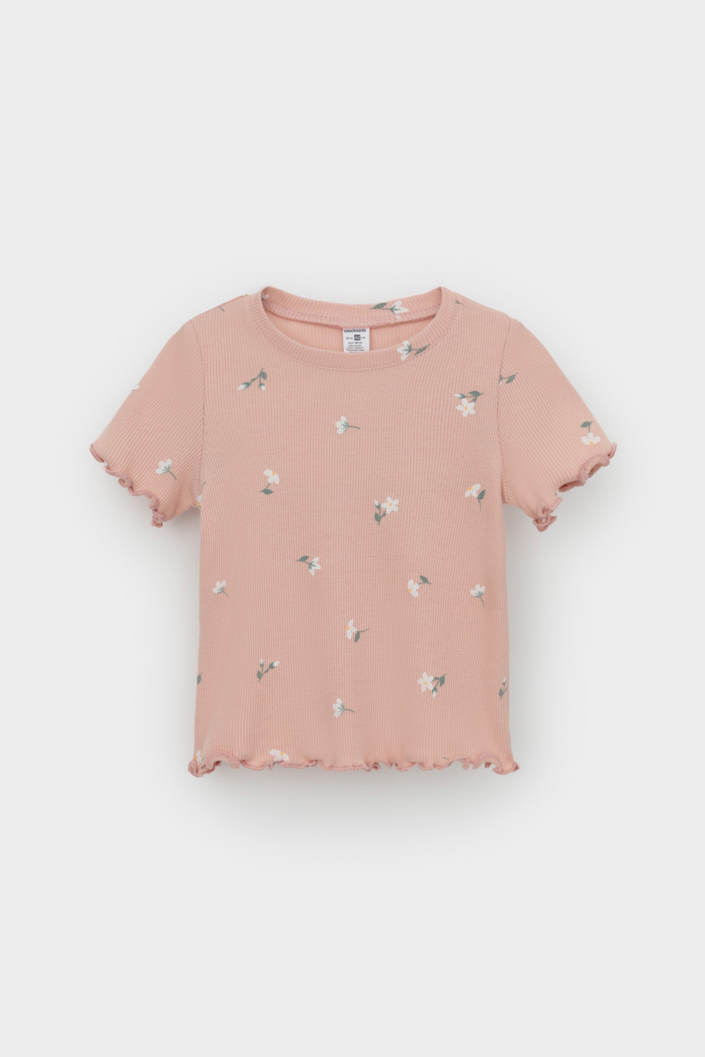 Футболка для девочки, артикул: КР 301996-1, цвет: розовый