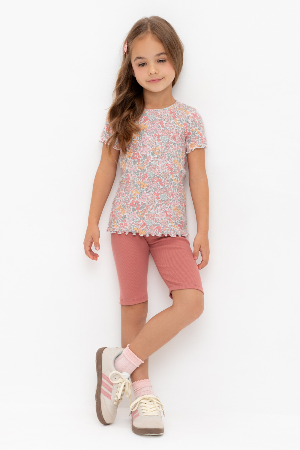 Велосипедки для девочки, артикул: КР 400556-1, цвет: оранжевый