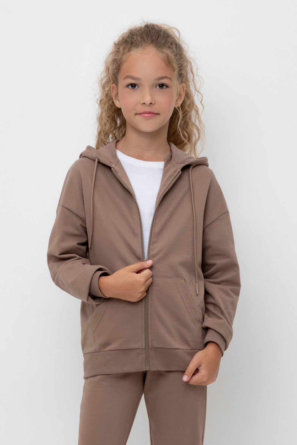 Жакеты, куртки, артикул: К 302139, цвет: коричневый