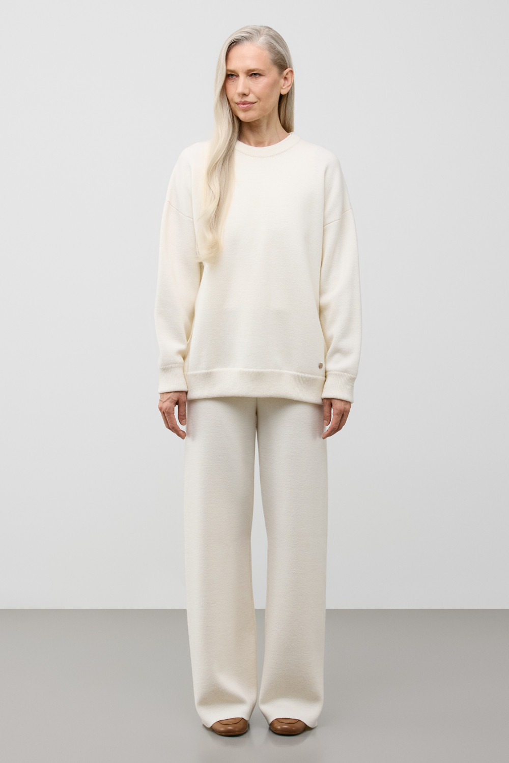 Джемперы женские для мам, артикул: ЕВ 30241/ш, цвет: бежевый