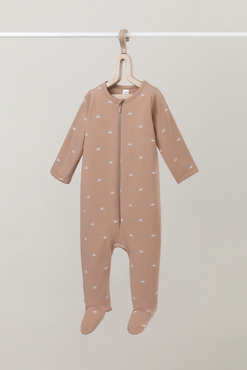 Комбинезон для новорожденных, артикул: К 6192, цвет: бежевый