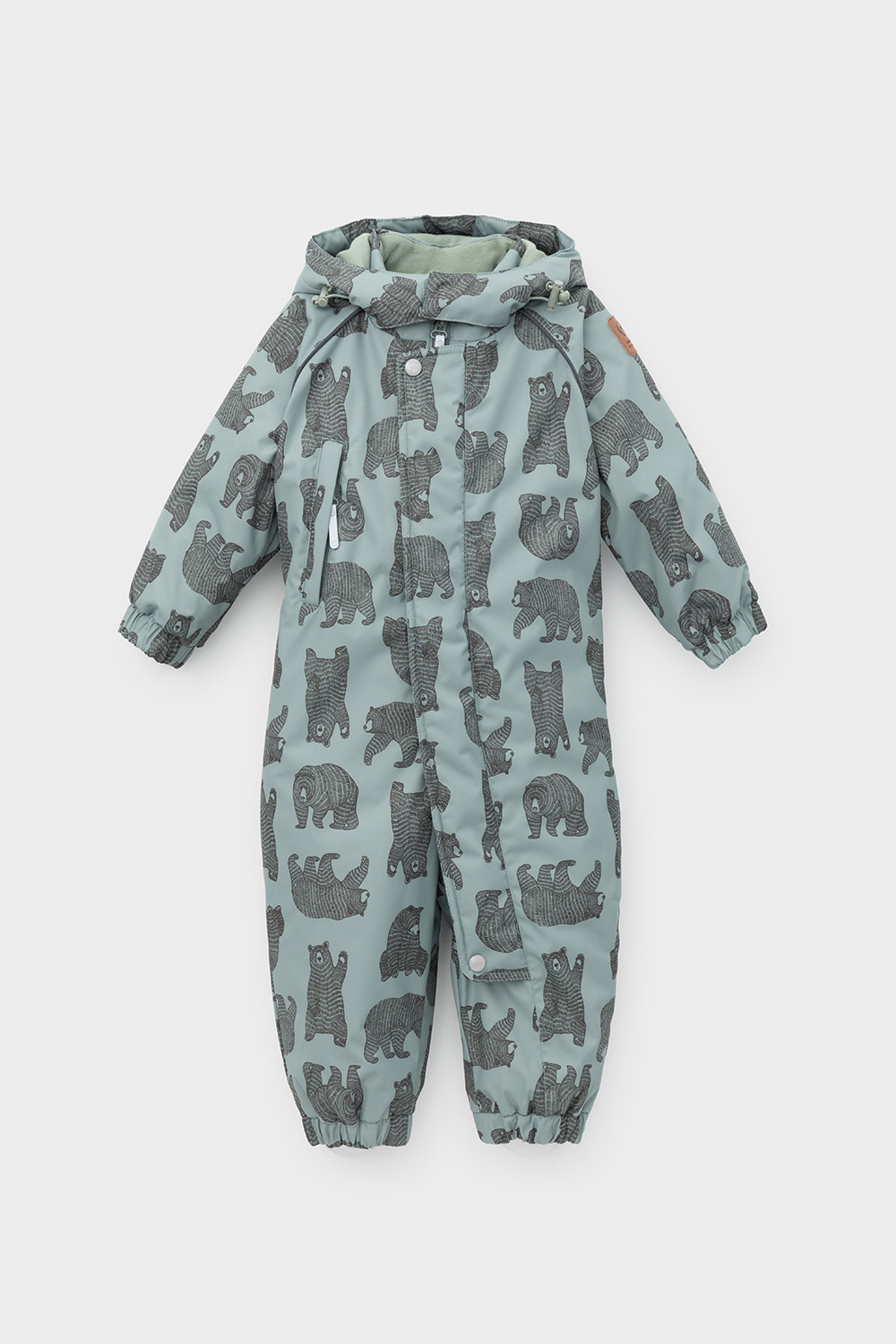 Комбинезоны утепленные для мальчика, артикул: ВК 60032/н/36 Ал, цвет: зеленый