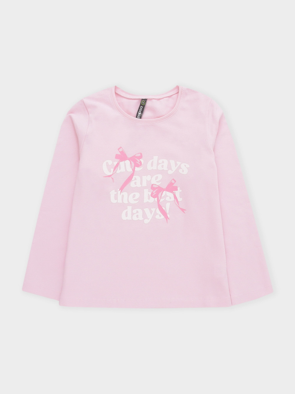 Лонгсливы для девочки, артикул: КР 302831-1, цвет: светло-розовый