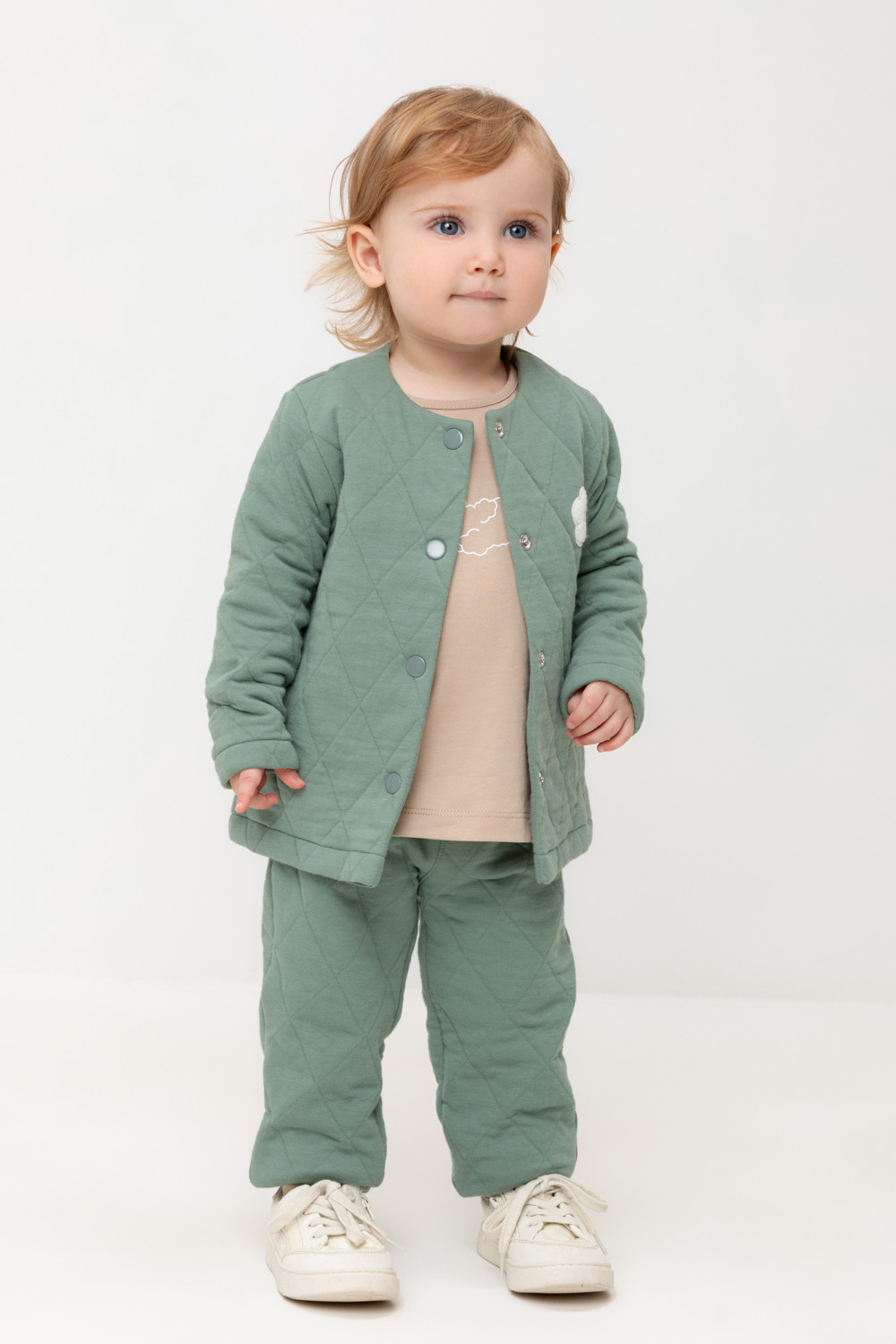 Брюки для девочки, артикул: КР 400768, цвет: зеленый