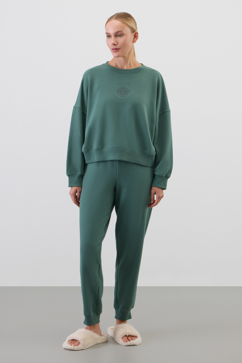 Комплекты для дома для мам, артикул: Е 20198, цвет: зеленый