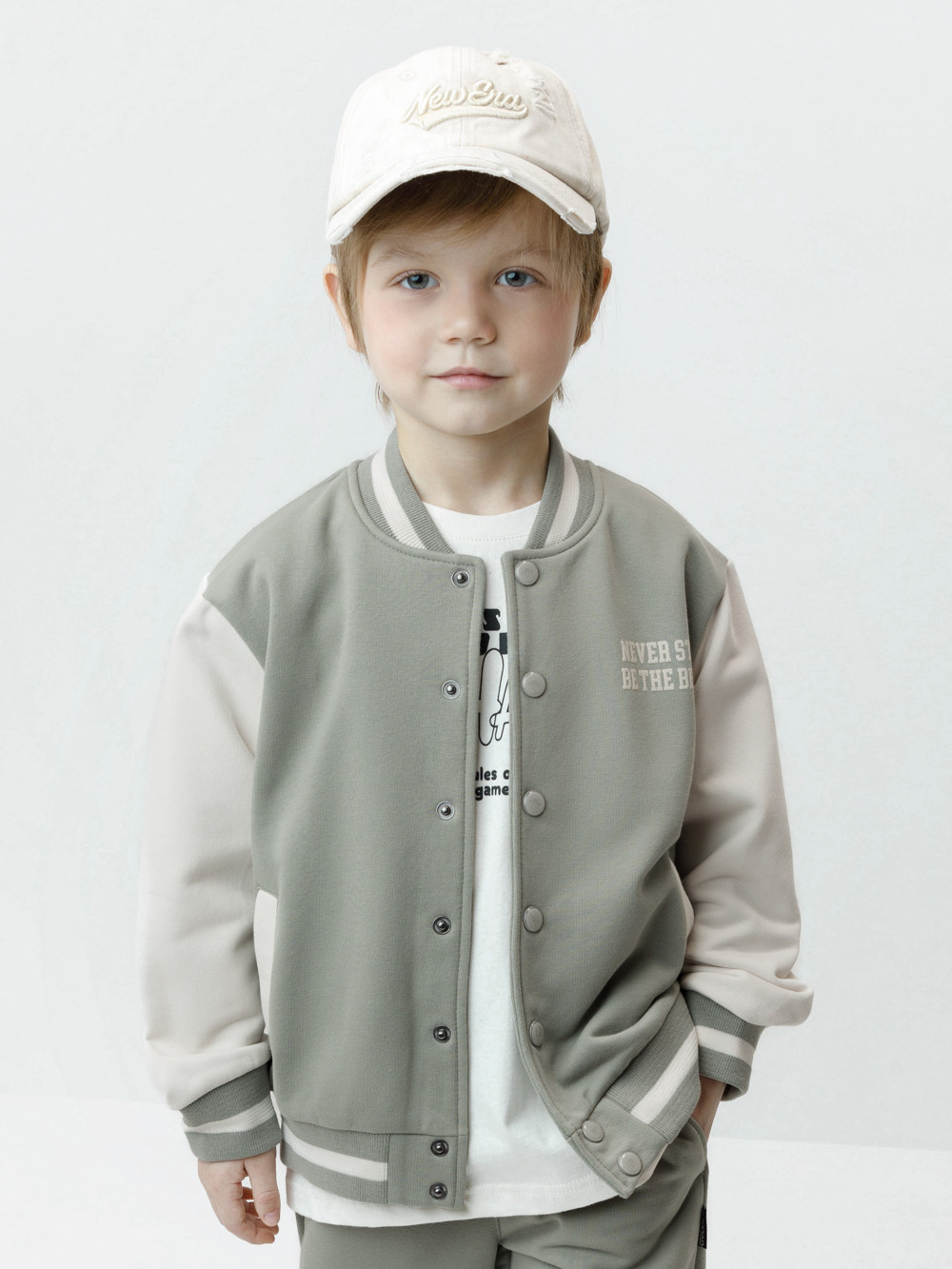 Жакет для мальчика, артикул: КР 302841, цвет: хаки